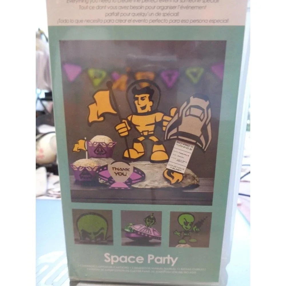 Cricut Die Cut Cartridge SPACE PARTY Scrapbooking